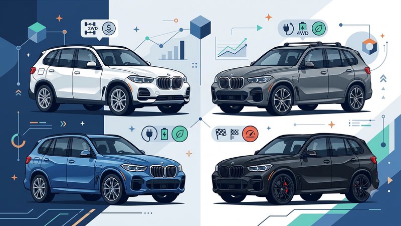 Сравнение комплектаций BMW X5 для выбора оптимального варианта в Эленстор Авто в 2026 году
