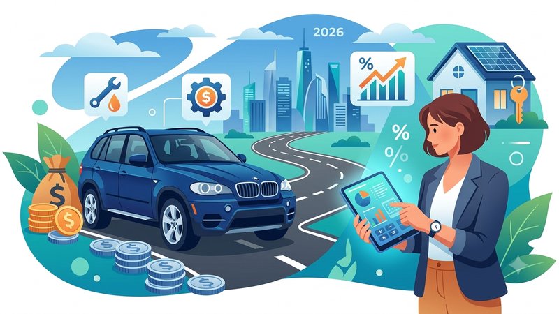 Современный кроссовер BMW X5 для расчета стоимости владения подержанным автомобилем в Эленстор Авто